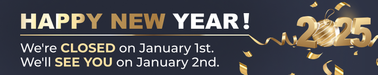 We're closed on January 1st. We'll see you on January 2nd | Honest-1 Auto Care Carrollwood